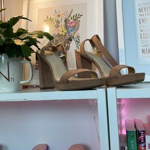 Circus Suede Nude Heels